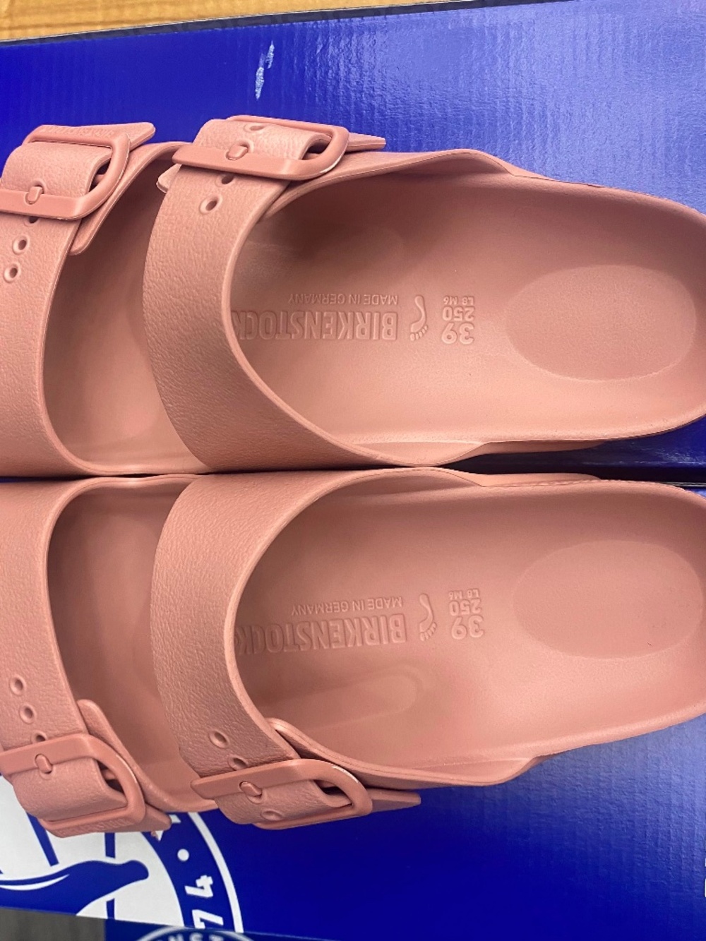 Birkenstock Arizona EVA Pink Clay Sandals – Narrow Fit Lightweight